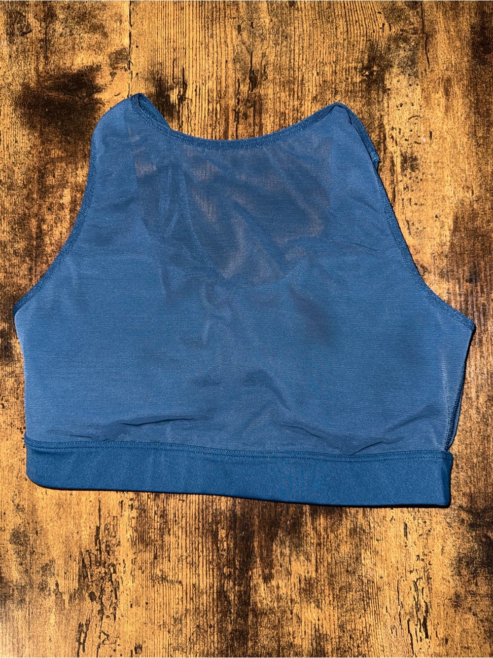 Old Navy Navy Blue Seamless Active Sports Bra